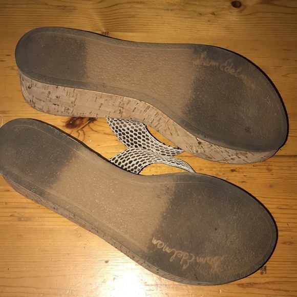 Sam Edelman Romy Wedge Sandals 9 - Picture 6 of 7
